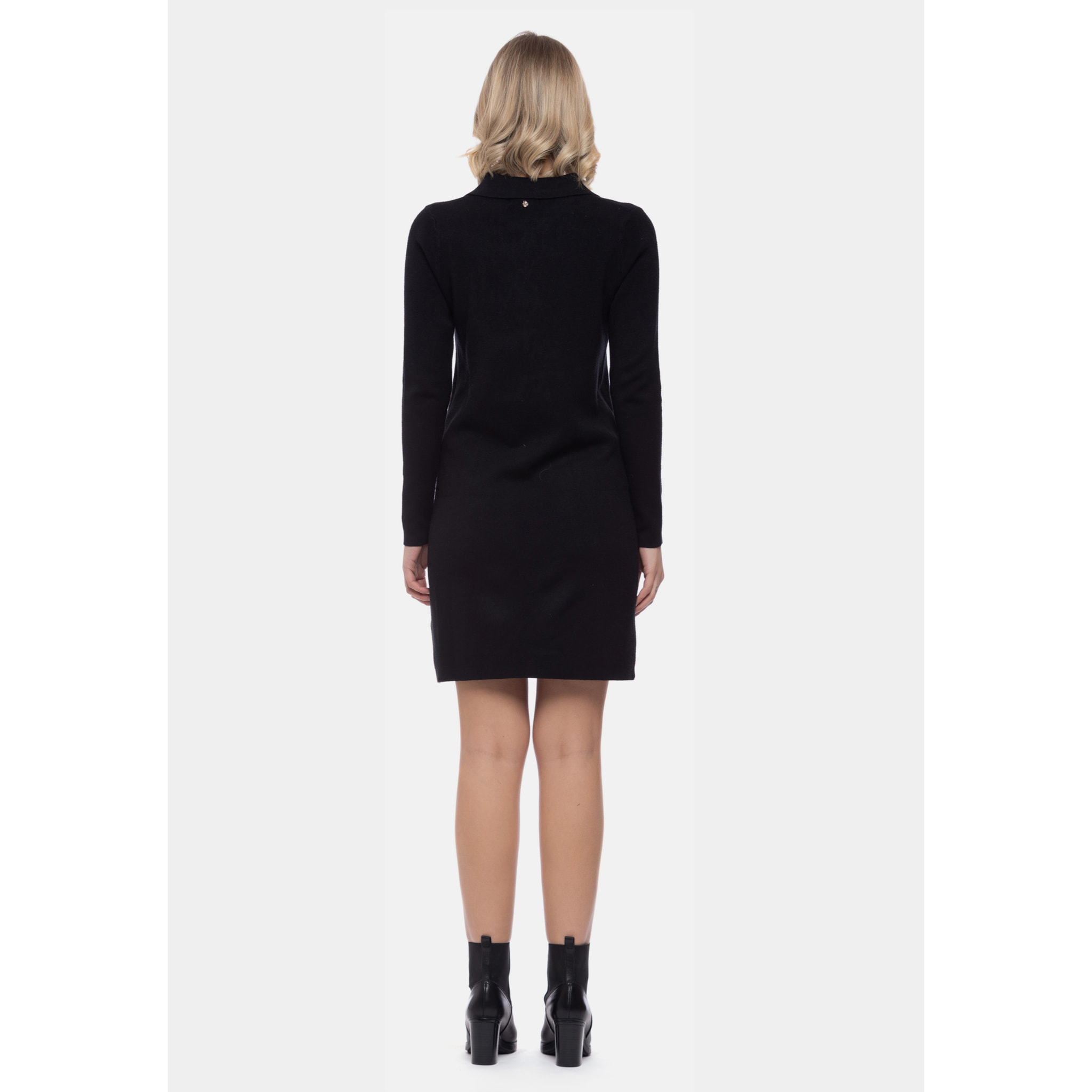 Camomilla - Vestito midi ARYS in Viscosa, nero (42)