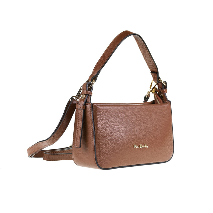 Borsa a spalla da donna Made in Italy - Modello Elowen - 100% pelle - 23.0 x 13.0 x 7.0 cm
