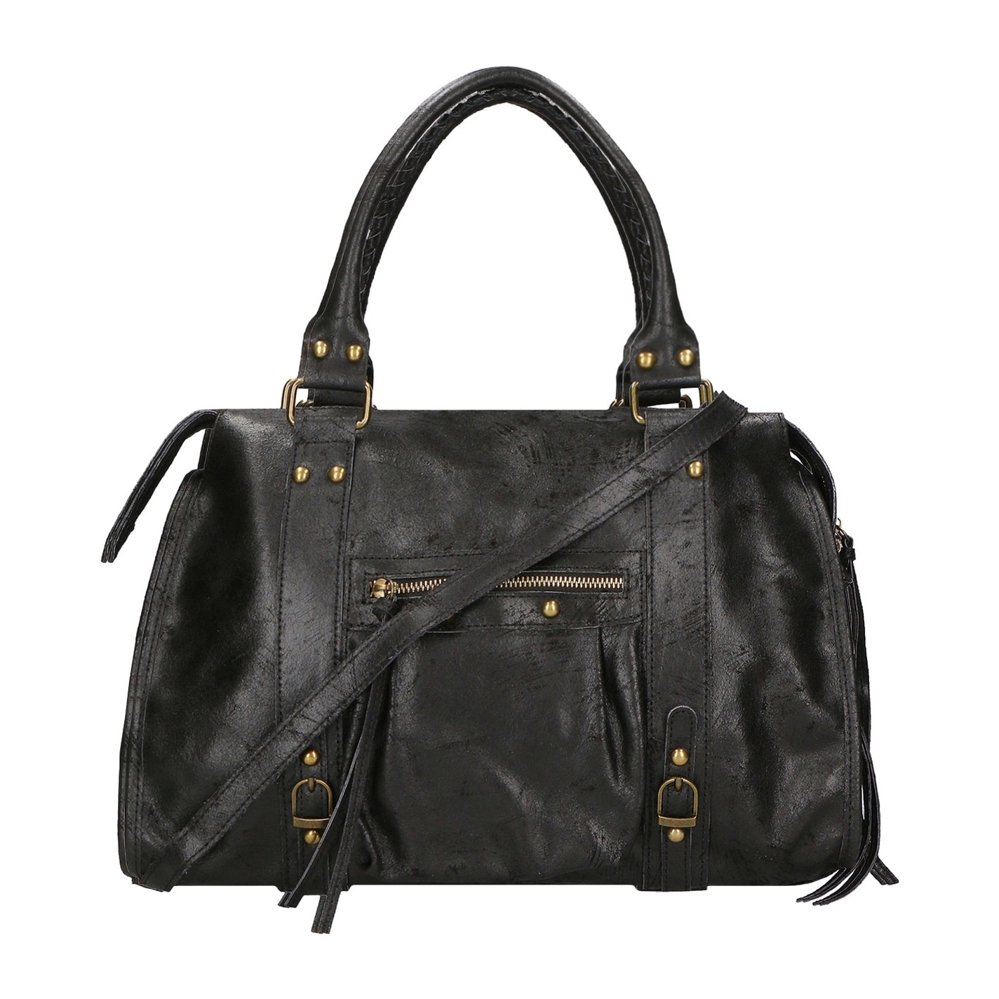 Borsa a spalla da donna - Modello Clara - Vera pelle - 41.0 x 28.0 x 13.0 cm