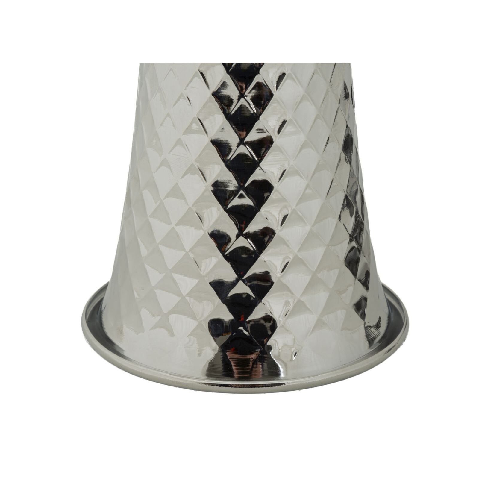 LAMPADA DA TAVOLO TOWER ARGENTO CM Ø 30X54