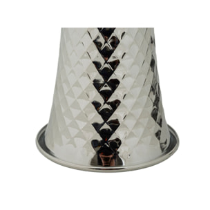 LAMPADA DA TAVOLO TOWER ARGENTO CM Ø 30X54