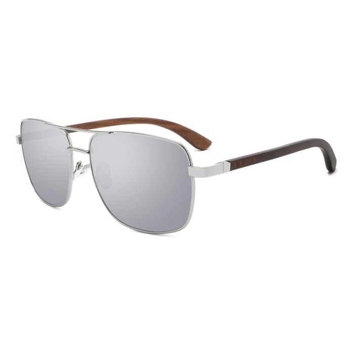 Gafas de Sol Feler 1706M-4 Polarizadas de Madera Unisex 62 mm