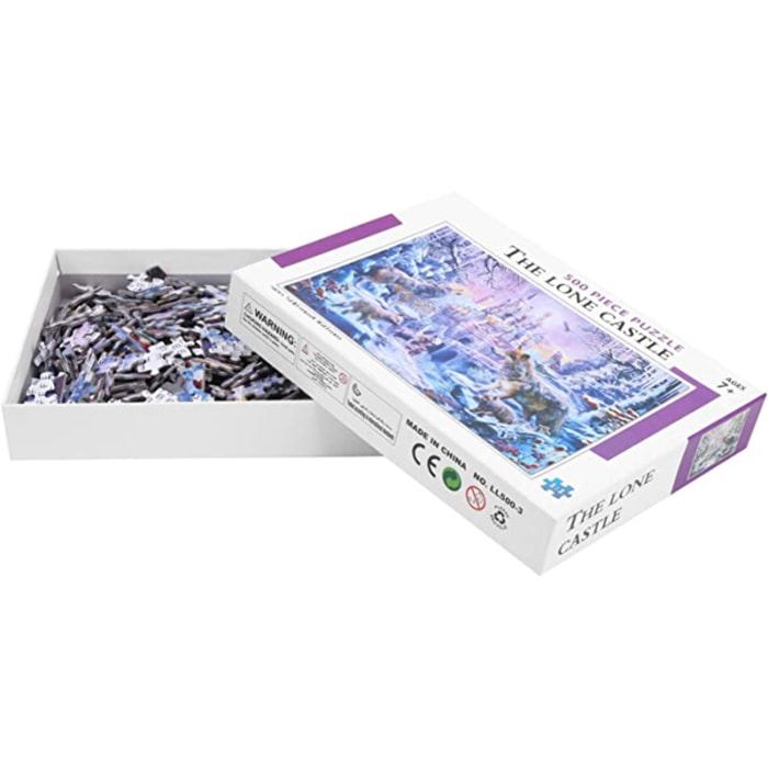PUZLE DE 500 PIEZAS: EL CASTILLO SOLITARIO