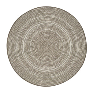 Alfombra de exterior-interior Silvana Lino, 120Ø cm