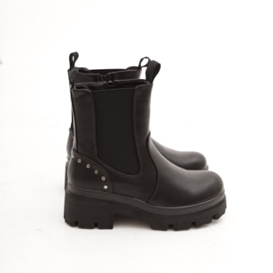 STIVALETTO ELASTICO BORCHIE NERO