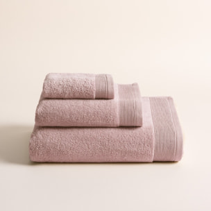 Lot de 3 serviettes Harmony Pink - Zero Twist - 600 grammes
