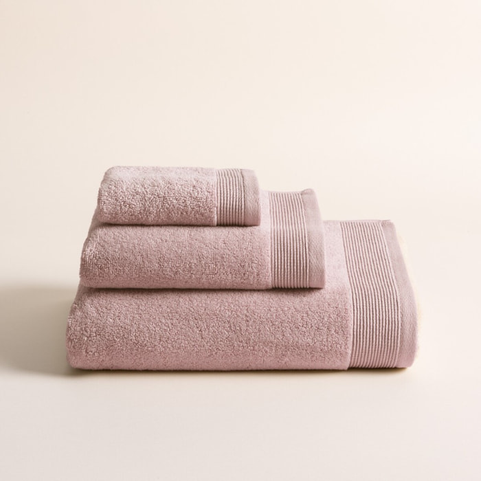 Lot de 3 serviettes Harmony Pink - Zero Twist - 600 grammes