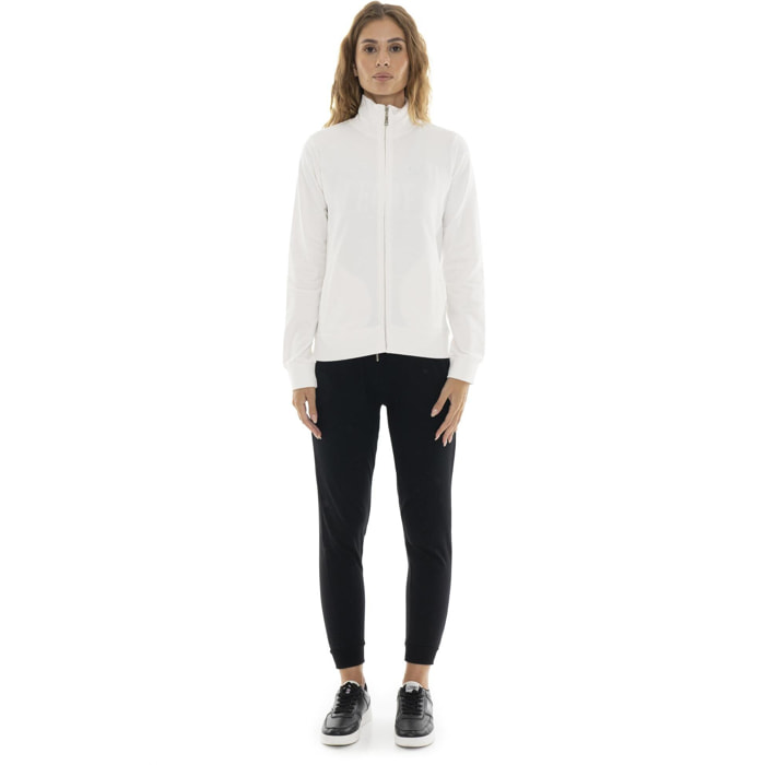 Tuta da donna invernale con colletto e zip 'Silver'