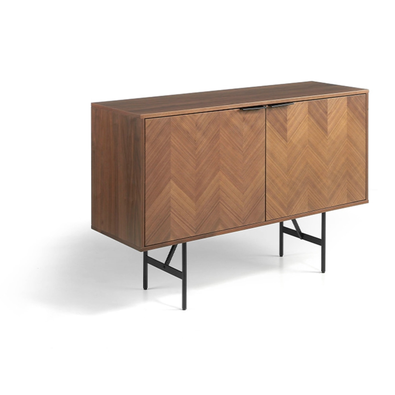 Aparador – Nogal en espiga y negro