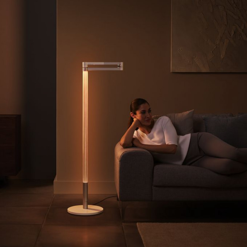 Lampadaire Dyson Solarcycle Morph Blanc/Argent