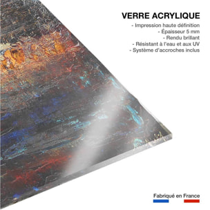 Tableau gris d'argent Tableau plexiglas