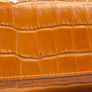 Portafoglio Cheval Firenze Cosmo Croc Cuoio