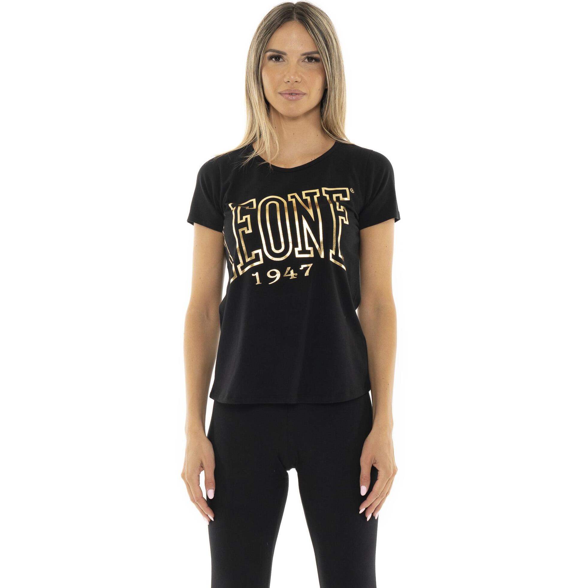 T-shirt a manica corta da donna "Authentic Gold"
