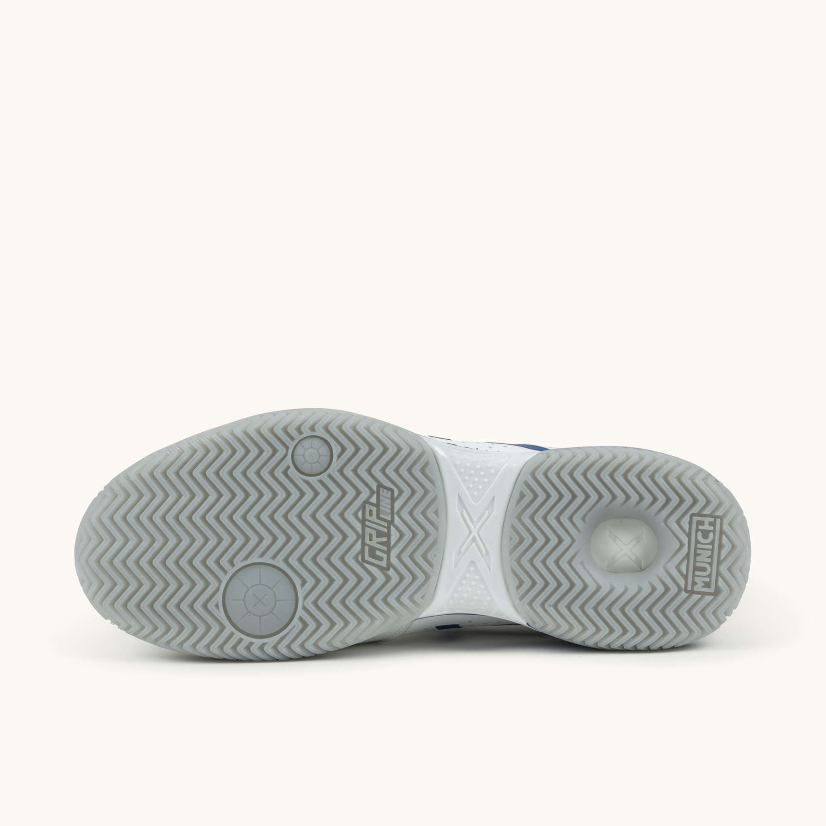MUNICH ATOMIK 52 "ToLiTo" Zapatillas de Pádel/Tenis Blancas y Azules