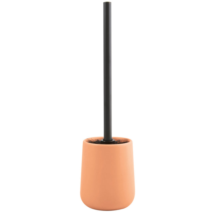 Brosse Wc avec support Céramique MAONIE Pêche mat MSV