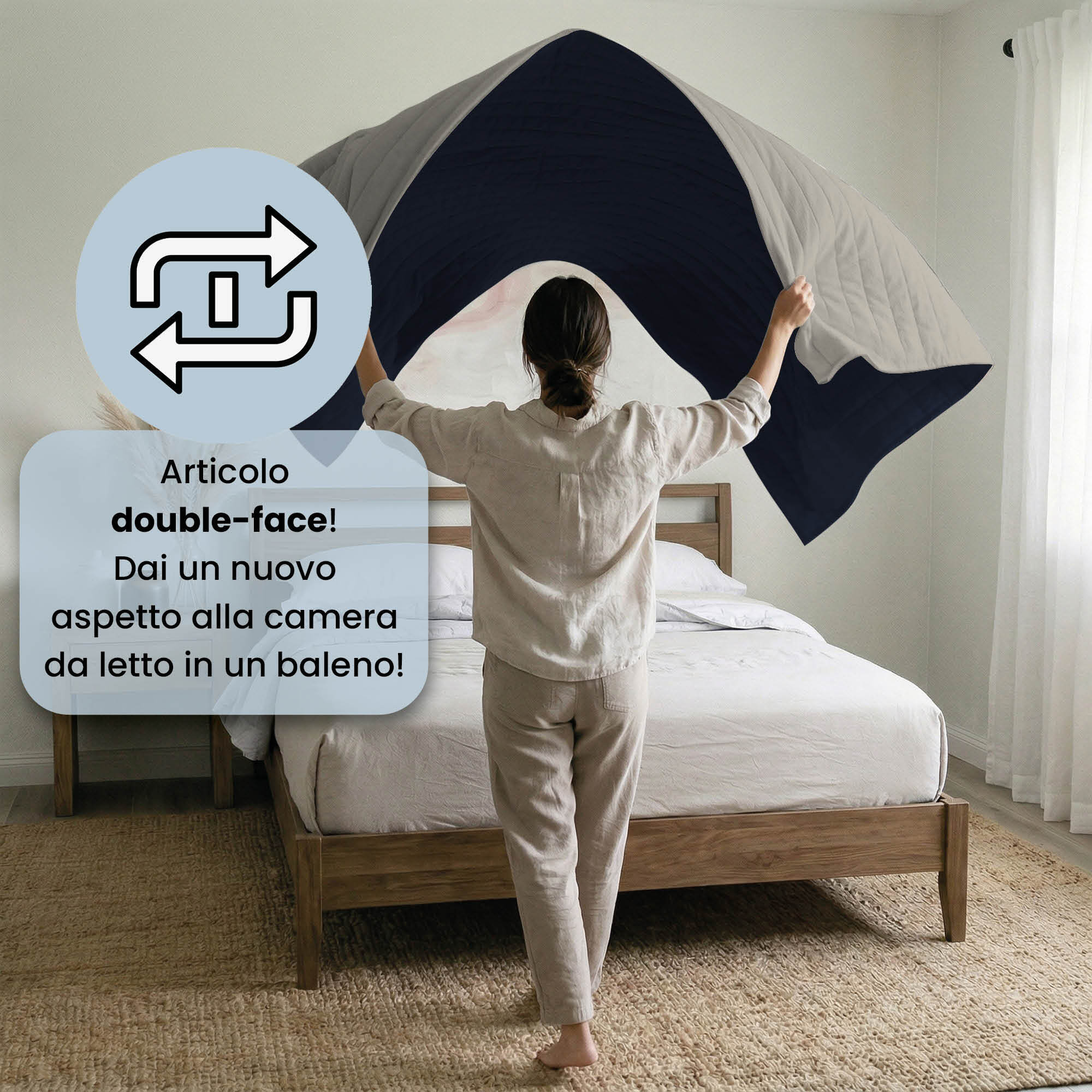 TRAPUNTINO ESTIVO ELEGANT SINGOLO, BICOLORE