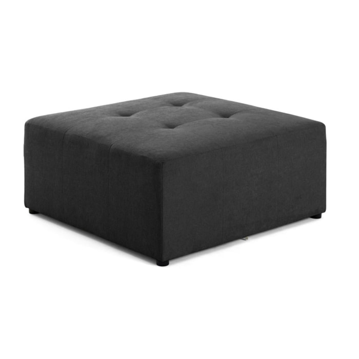 Amalfi - pouf modulable - en tissu - Gris foncé