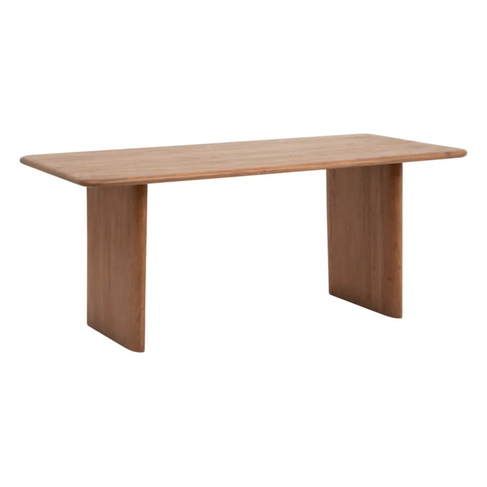 Table à manger "Jivan" L180cm marron