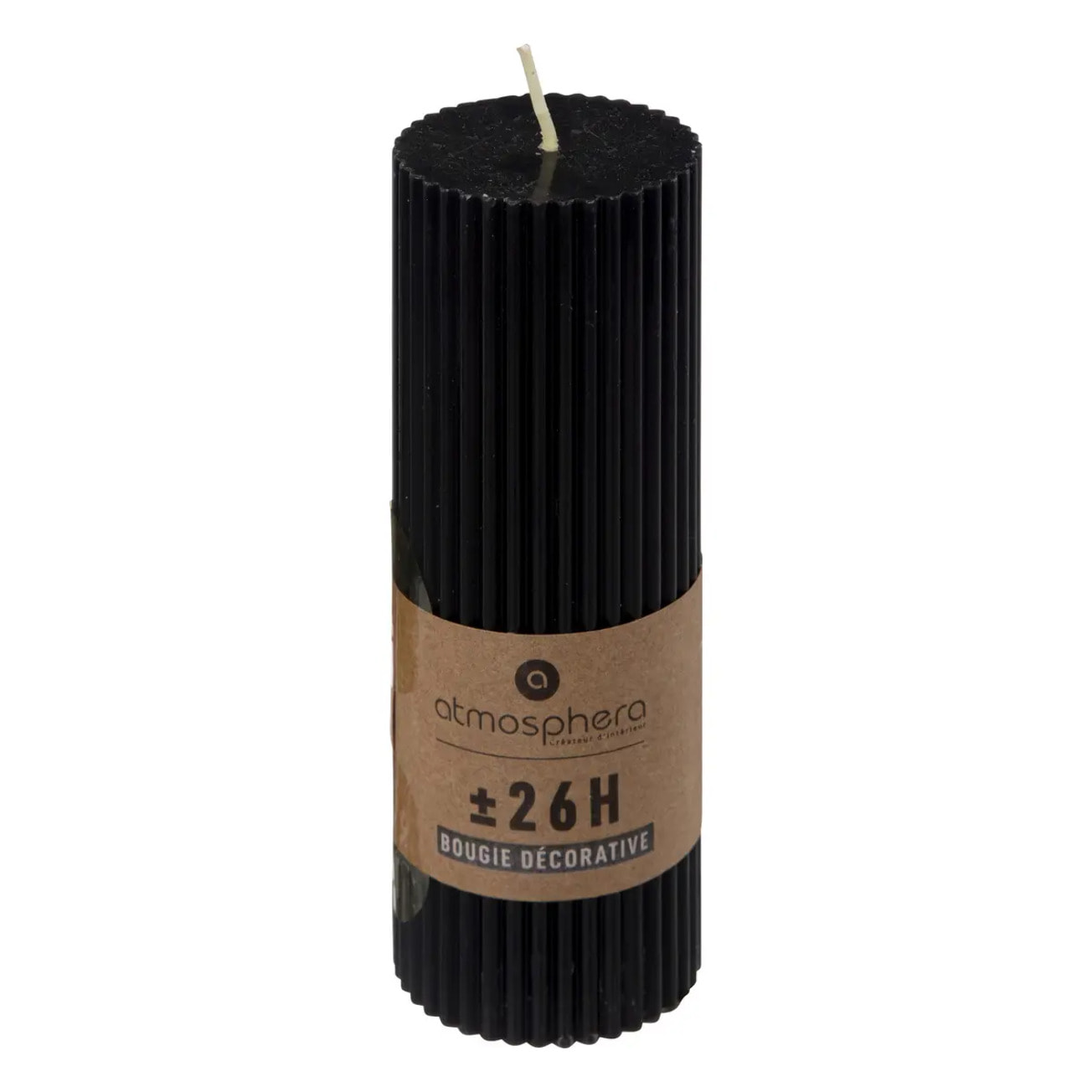 Bougie bâton "Demi" 229g noir