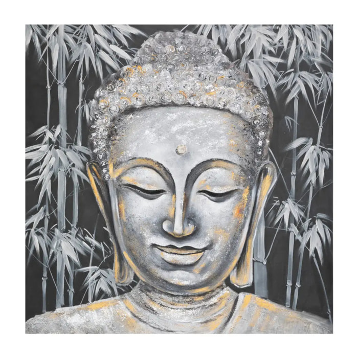 Toile "Bouddha" - pin - 100x100 cm