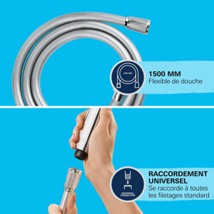 Flexible de douche VitalioFlex Trend 1,5 mètres