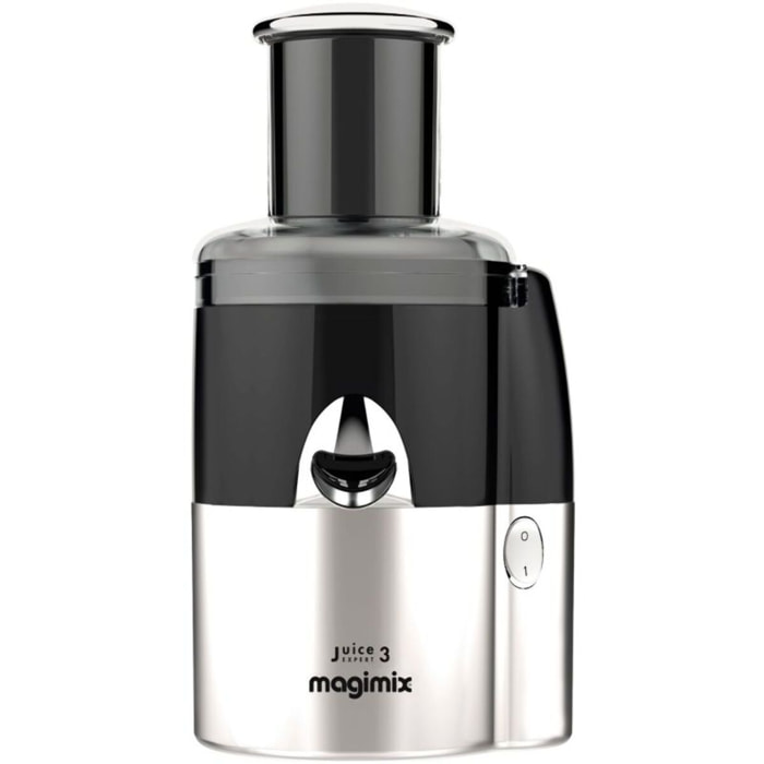 Extracteur de jus MAGIMIX 18082F Juice Expert 3 Chrome et Noir