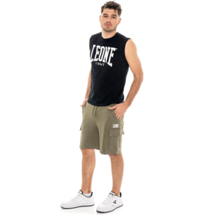 Pantaloncini cargo da uomo in twill elasticizzato Leone Easy