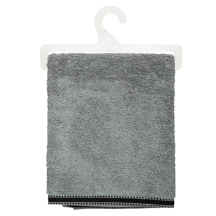 Drap de bain "Joia" - coton 550 gr/m² - gris foncé 100x150 cm