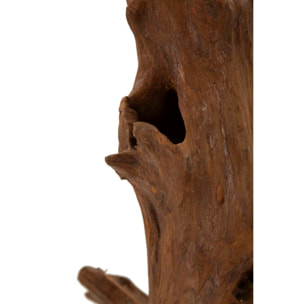 SCULTURA AKAR IN TEAK RICICLATO CM 23X27X64 (PEZZI UNICI - NON RIP. IN SERIE)