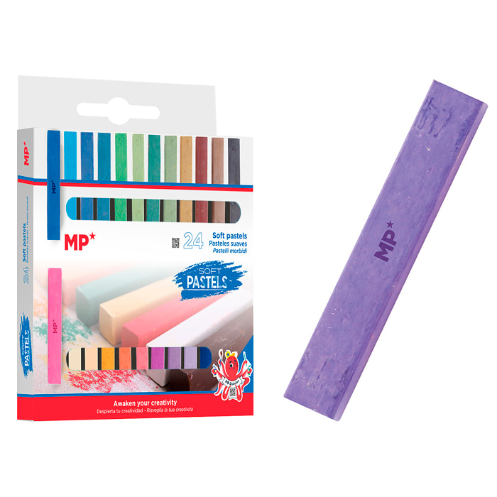 PINTURA PASTEL 24 COLORES