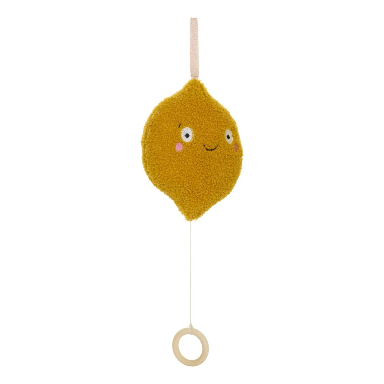 Coussin musical d'éveil Noa citron orange