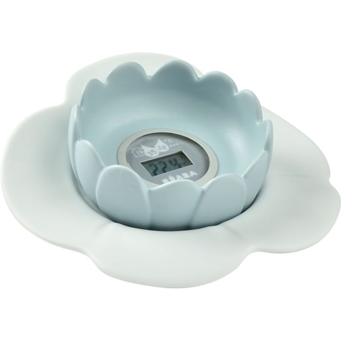 Thermomètre de bain BEABA de bain Lotus Green Blue