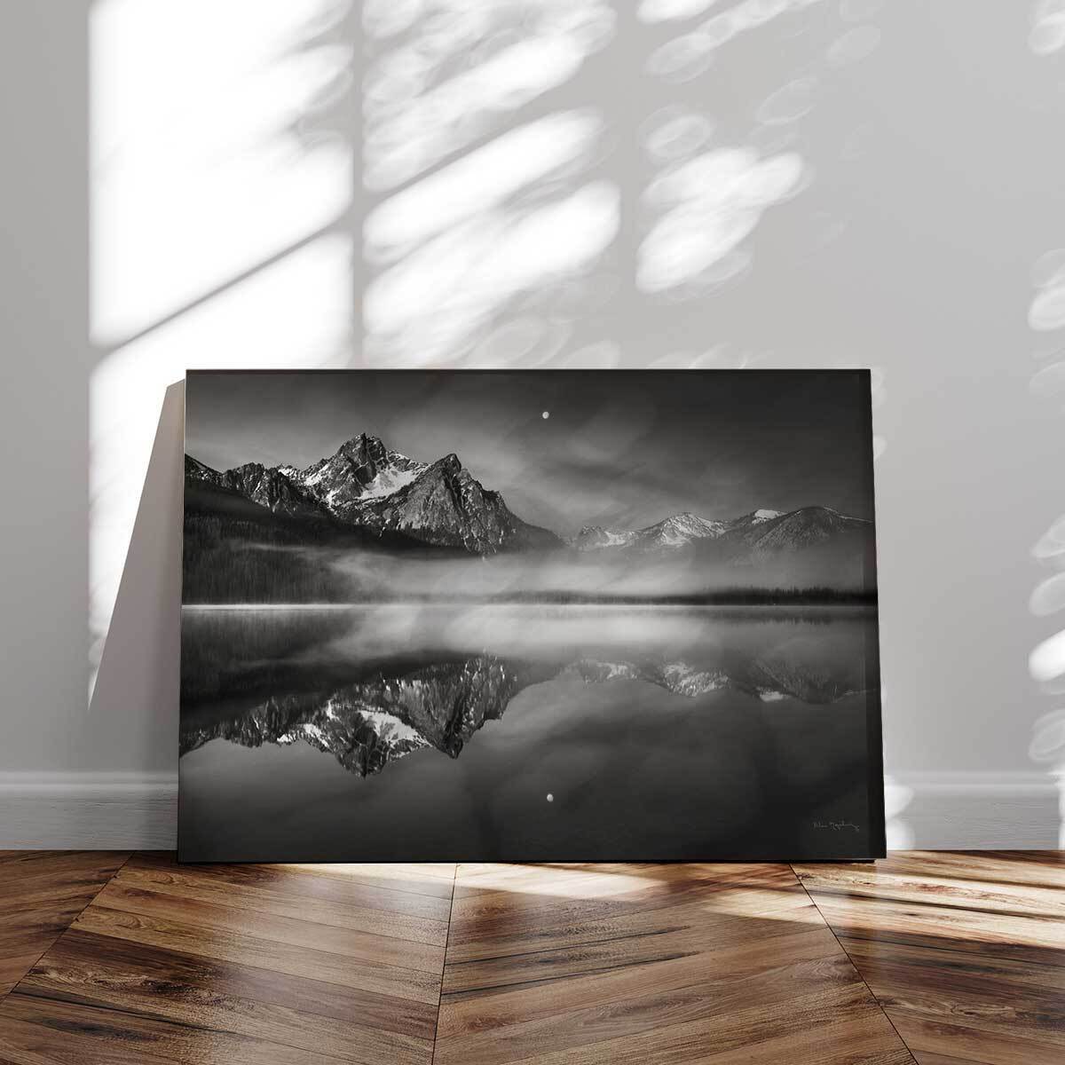 Tableau paysage Coucher de lune Tableau alu Dibond