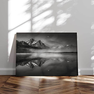 Tableau paysage Coucher de lune Tableau alu Dibond