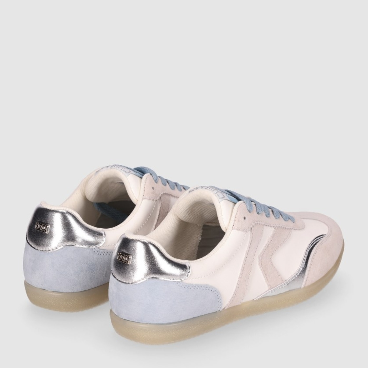 Deportivos de Piel - Jeans - Tacón: 1 cm