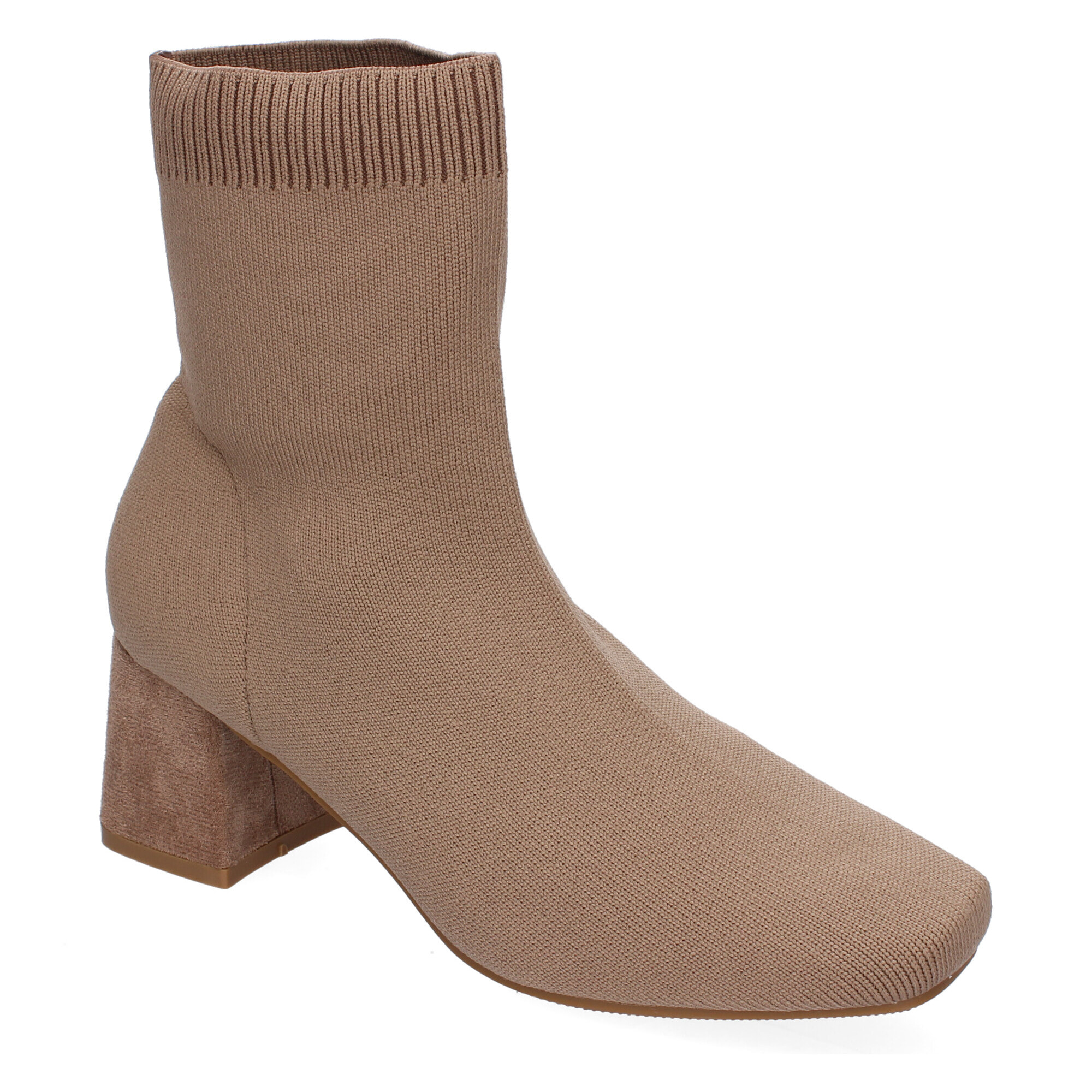 Botin de Tacon para Mujer, Comodos, con Material Elastico y Ajustable.