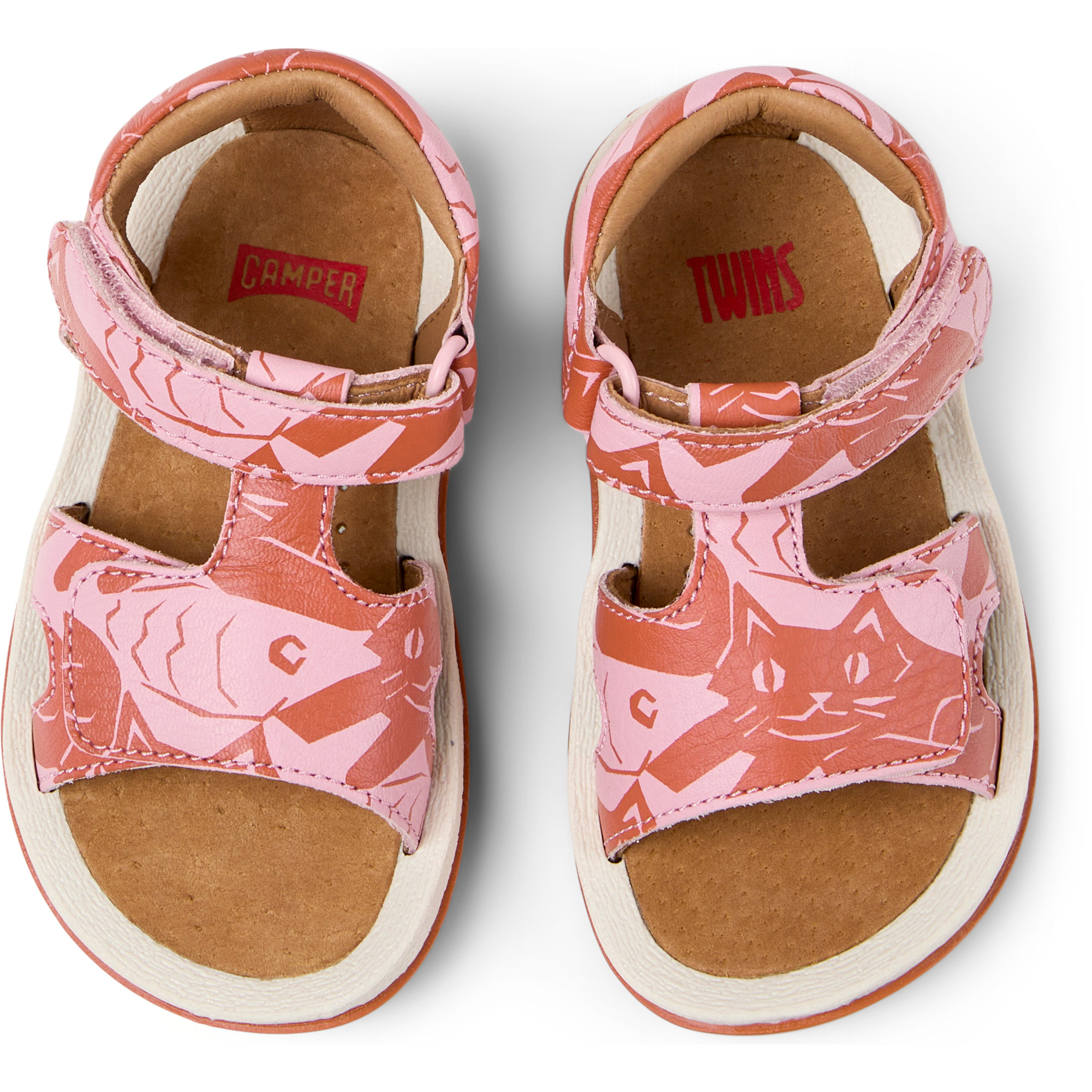 Sandalias - CAMPER Bicho Twins - Multicolor - Cuero liso