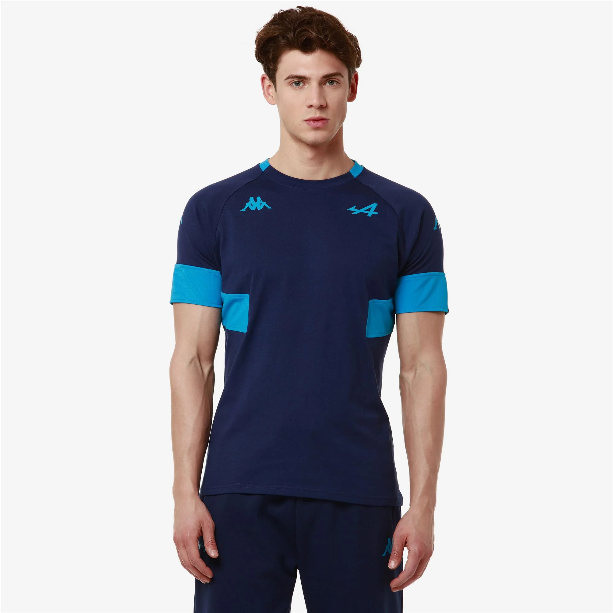 Kappa - T-Shirts & Top Uomo Blu - Supporter Adobi Alpine F1