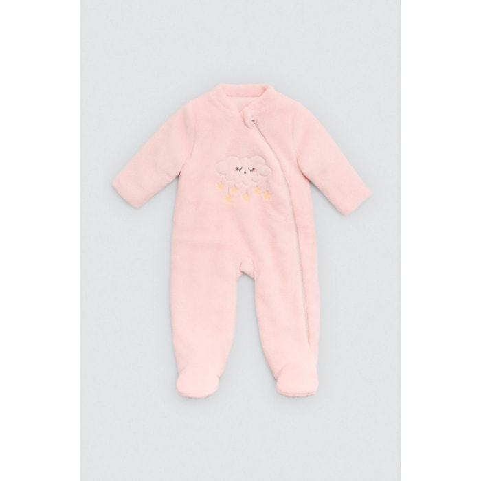 Tutina rosa per neonato Baby Stars