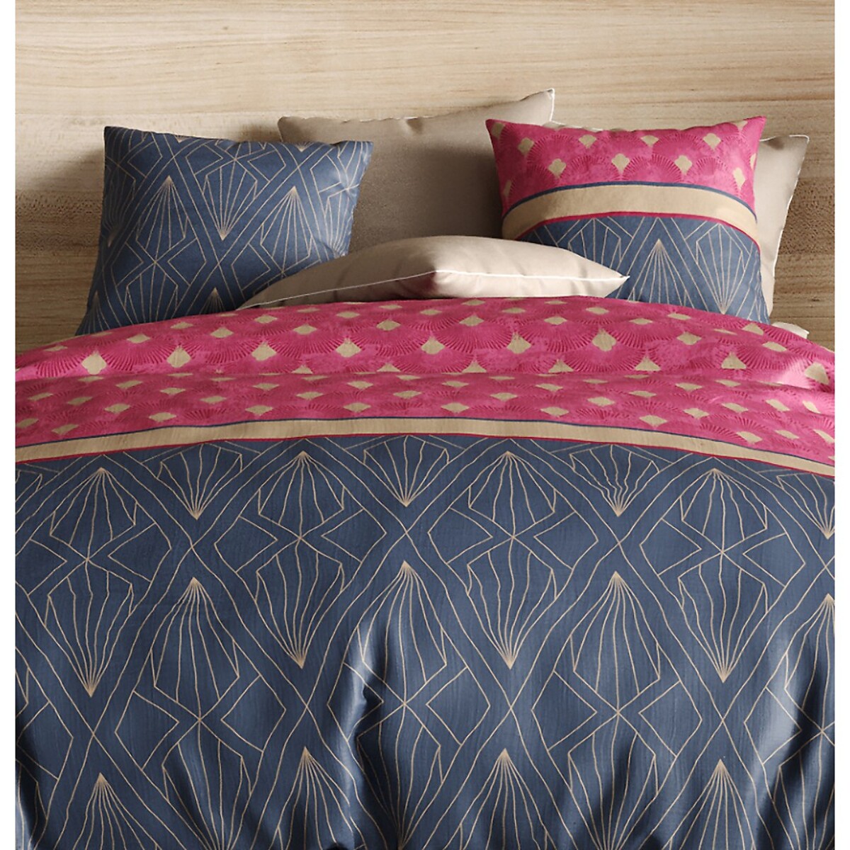 Parure housse de couette coton nuit