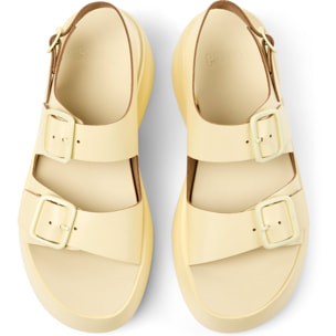 Sandalias - CAMPER Tasha - Amarillo - Cuero liso