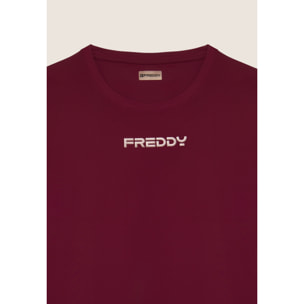 T-shirt regular in tessuto tecnico leggero