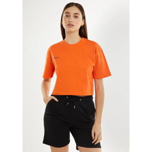 Camiseta de Mujer Nowhere Bound Naranja / Morado D.Franklin