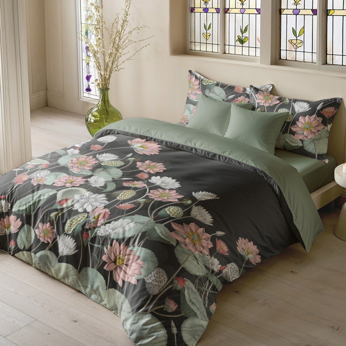 Funda nórdica ninfa negro