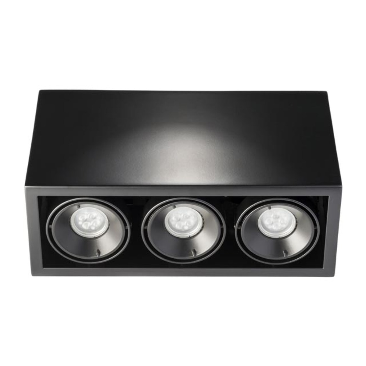 Ledsc4 LedsC4 Plafón de Techo Negro, Iluminación Moderna y Personalizable, Aluminio Resistente, Compatible con Bombillas E27, Diseño MULTIDIR EVO S para Hogar y Oficina