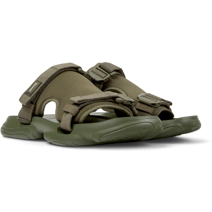 Sandalias - CAMPER Karst Sandal - Verde - Textil técnico
