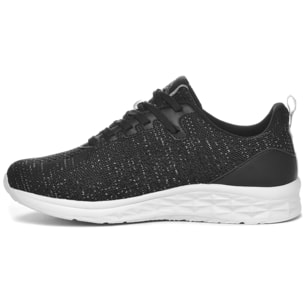 Kappa - Sneakers Mujer Negro - Logo Rostiew
