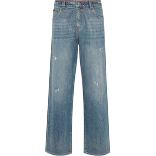 PHILIPP PLEIN Pantalones cortos vaqueros