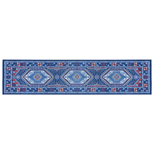 Passatoia Corsia Tappeto Disegno Orientale Blu