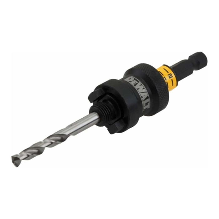 Mandrin à changement rapide pour scie cloche - Ø 10 mm 14-30 mm - DEWALT - DT20626-QZ